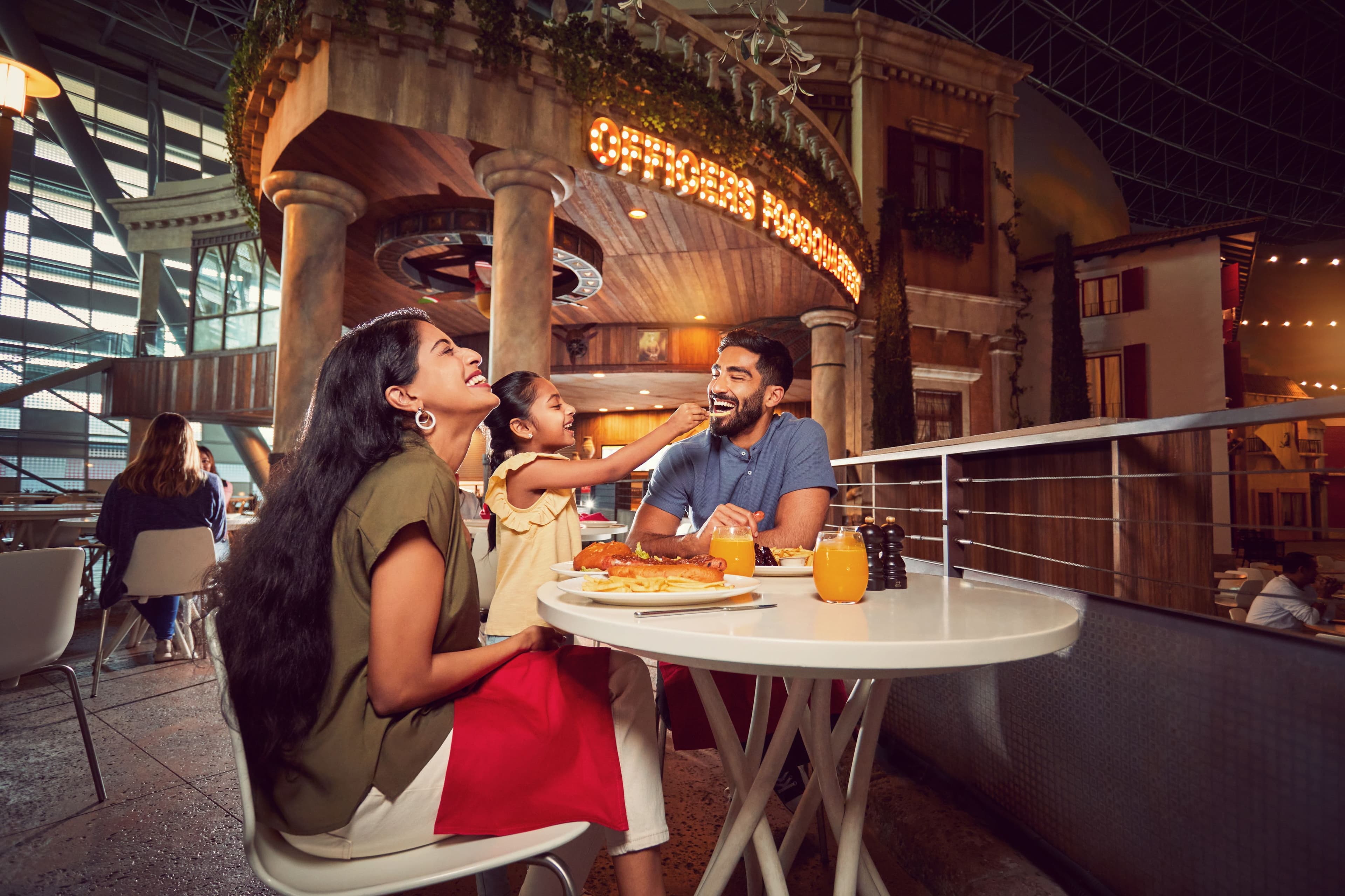 Dinning in Ferrari World Abu Dhabi
