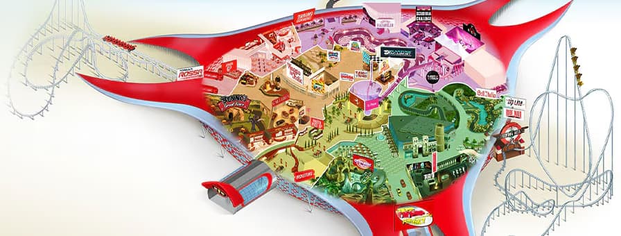 Ferrari World Abu Dhabi MAP