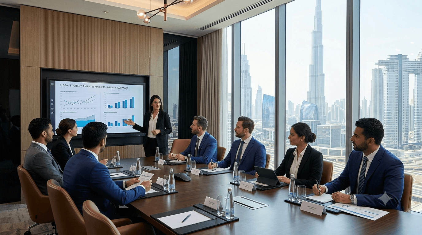 Corporate meeting arrangement in Dubai